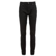 Slim Fit Denim Jeans Valentino Garavani , Black , Heren