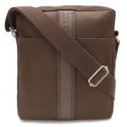 Pre-owned Canvas crossbody-bags Hermès Vintage , Brown , Dames