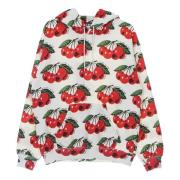 Cherry Allover Hoodie Lichtgewicht Sweatshirt Iuter , Multicolor , Her...