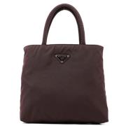 Pre-owned Canvas prada-bags Prada Vintage , Brown , Dames