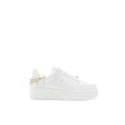 Witte Leren Sneakers met Stierenkop Windsor Smith , White , Dames