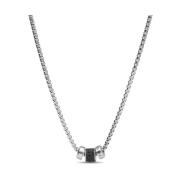 Heren Ketting Caravan Lavasteen Fossil , Gray , Heren