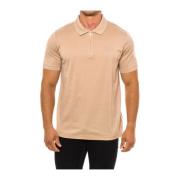 Polo met Korte Mouwen Karl Lagerfeld , Beige , Heren