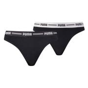 String Pack 2 Bikini Bottom Puma , Black , Dames