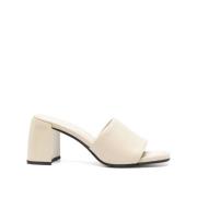 Bamboe Muiltjes met Lena70 Stijl Jimmy Choo , White , Dames