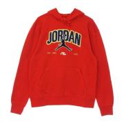 Rode Lichtgewicht Hoodie met Logo Jordan , Red , Heren