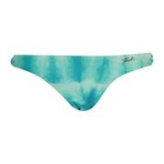 Blauwe hoog getailleerde strandbikini broekjes Karl Lagerfeld , Blue ,...