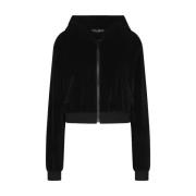 Casual Sweatshirt met Uniek Design Dolce & Gabbana , Black , Dames