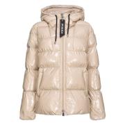 Stijlvolle Zand Jassen Pinko , Beige , Dames