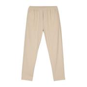 Beige Broek met Elastische Tailleband Pmds , Beige , Heren