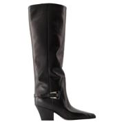 Leather boots Paris Texas , Black , Dames