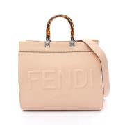 Pre-owned Leather fendi-bags Fendi Vintage , Pink , Dames