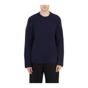 Wol Cashmere Trui UMA Wang , Blue , Heren