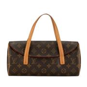 Pre-owned Canvas louis-vuitton-bags Louis Vuitton Vintage , Brown , Da...