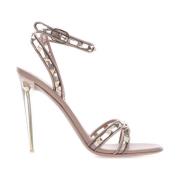 Elegant Summer Sandals Valentino Garavani , Beige , Dames