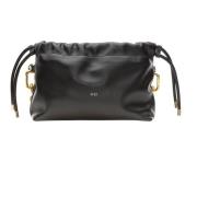 Elegante Clutch Tas N21 , Black , Dames