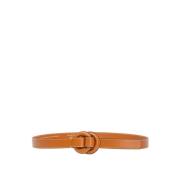 Stijlvolle Leren Riem voor Vrouwen Ermanno Scervino , Brown , Dames