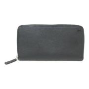 Pre-owned Leather wallets Chanel Vintage , Black , Dames