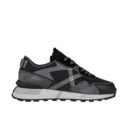 Retro-sportieve Pulsar Zwarte Sneakers Munich , Black , Dames