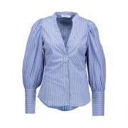 Elegante Gestreepte Blouse Addie Co'Couture , Blue , Dames