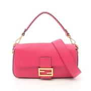 Pre-owned Leather fendi-bags Fendi Vintage , Pink , Dames