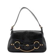 Pre-owned Cotton handbags Gucci Vintage , Black , Dames