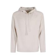 Merino Hoodie Sweater Paolo Pecora , Beige , Heren