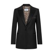 Stijlvolle Blazer met Uniek Ontwerp Philipp Plein , Black , Dames