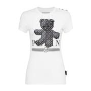 Casual Grafisch T-shirt Fadcwtk3368Pjy002N01 Philipp Plein , White , D...