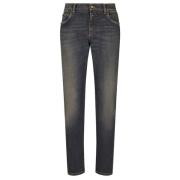 Slim Fit Denim Jeans Dolce & Gabbana , Blue , Heren