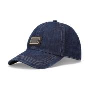 Stijlvolle Cap Gh764Ag8Ls5S9001 Dolce & Gabbana , Blue , Heren