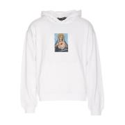 Stijlvolle Hoodie met Uniek Ontwerp Dolce & Gabbana , White , Heren