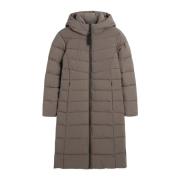 Winter Stijlvol Lichtgewicht Pufferjas Cinque , Brown , Dames