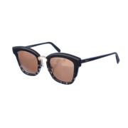 Cat Eye Acetaat Zonnebril Salvatore Ferragamo , Black , Dames