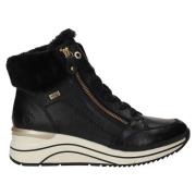 Warmgevoerde Veterschoenen voor Dames Remonte , Black , Dames