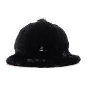 Faux Fur Bucket Hat Casual Zwart Kangol , Black , Heren