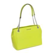 Elegante Schoudertas met Meerdere Compartimenten Michael Kors , Green ...