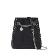 Shaggy Eco Schoudertas met Studs Stella McCartney , Black , Dames