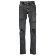 Slim Fit Denim Jeans Dolce & Gabbana , Black , Heren