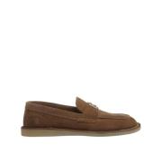 Stijlvolle Loafers met Uniek Design Dolce & Gabbana , Beige , Dames