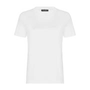 Casual Katoenen T-Shirt Dolce & Gabbana , White , Dames