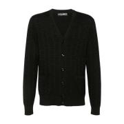 Stijlvolle Cardigan met Gxv01Tjbsken0000 Dolce & Gabbana , Black , Her...