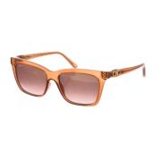 Vierkante Frame Dames Zonnebril Salvatore Ferragamo , Brown , Dames