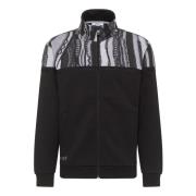 Urban Trainingspak Jas met Allover Print Carlo Colucci , Black , Heren