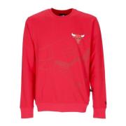 Chicago Bulls Crewneck Sweatshirt New Era , Red , Heren