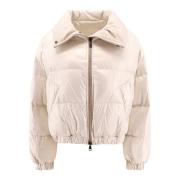 Omkeerbare Gewatteerde Jas met Ritssluiting Brunello Cucinelli , Beige...