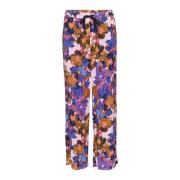 Winsome Flowers Wijde Broek Saint Tropez , Multicolor , Dames