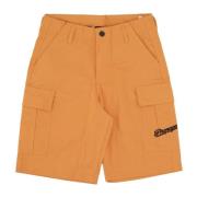 Cargo Shorts in Ripstop Stof Propaganda , Brown , Heren