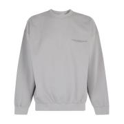 Logo Crew Sweatshirt Y-3 , Gray , Heren