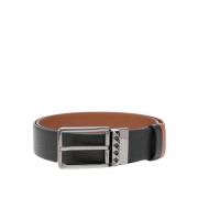 Stijlvolle leren riem met uniek ontwerp Valentino Garavani , Black , H...